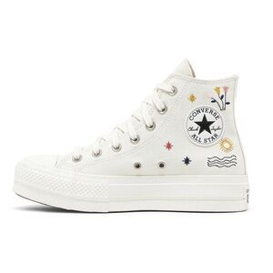 Women’s Converse Platforms with embroidery